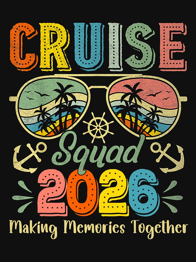 Cruise Squad 2026 Family Group Matching Summer Vacation by GreggRoss