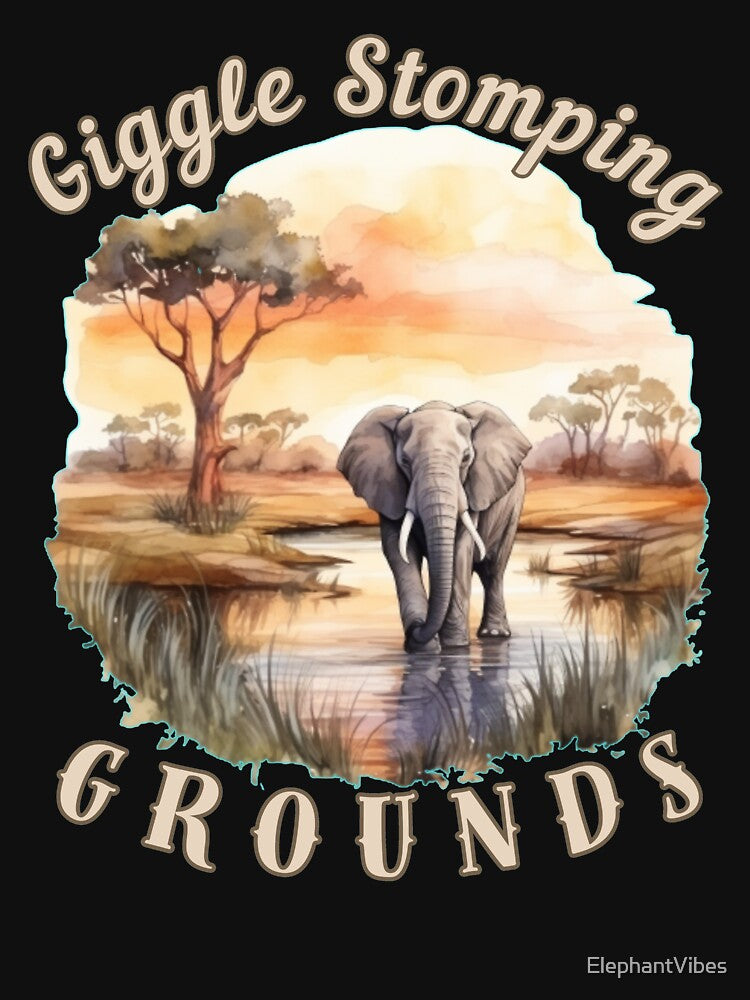 Giggle Stomping Grounds. elephant quote by ElephantVibes