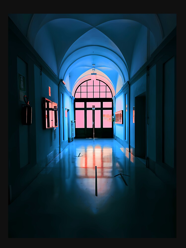 Liminal Space University Hallway by hwmllphwt65