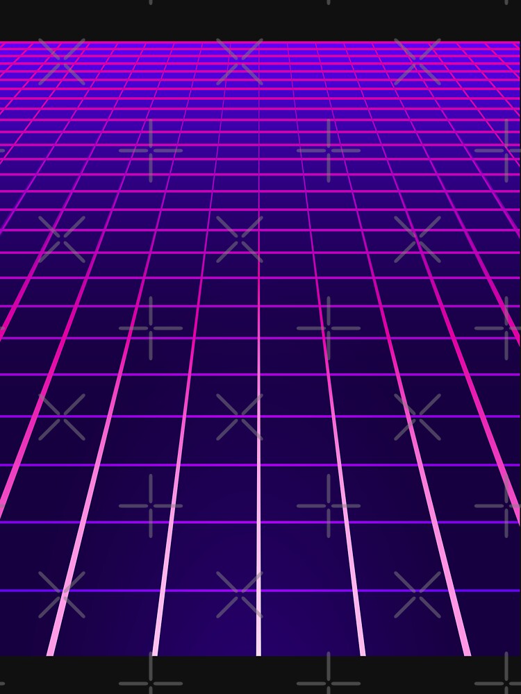 Minimal Synthwave Grid lines by MaiZephyr