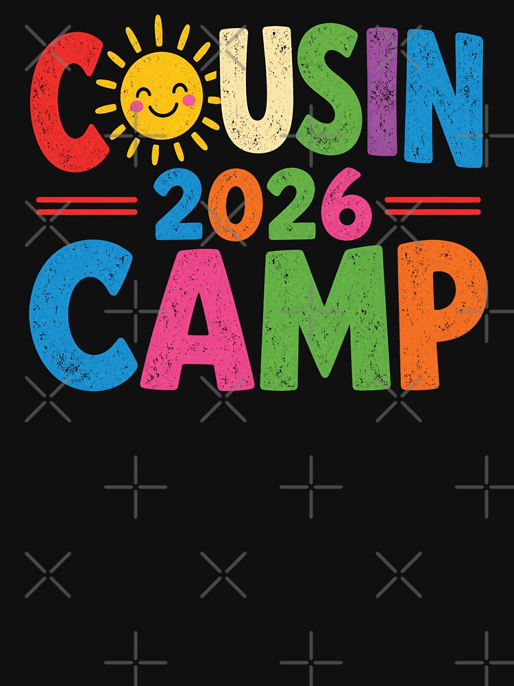 Cousin Camp Crew 2026 Summer Vacation Beach by Doodletext