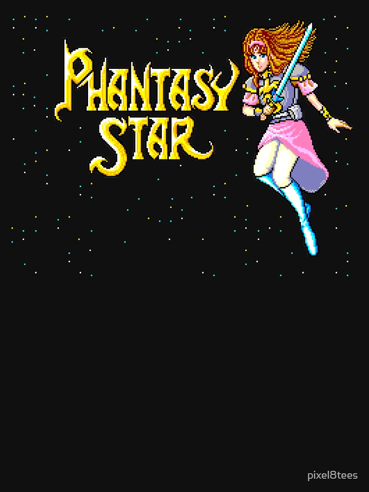 Phantasy Star - Title Screen by pixel8tees