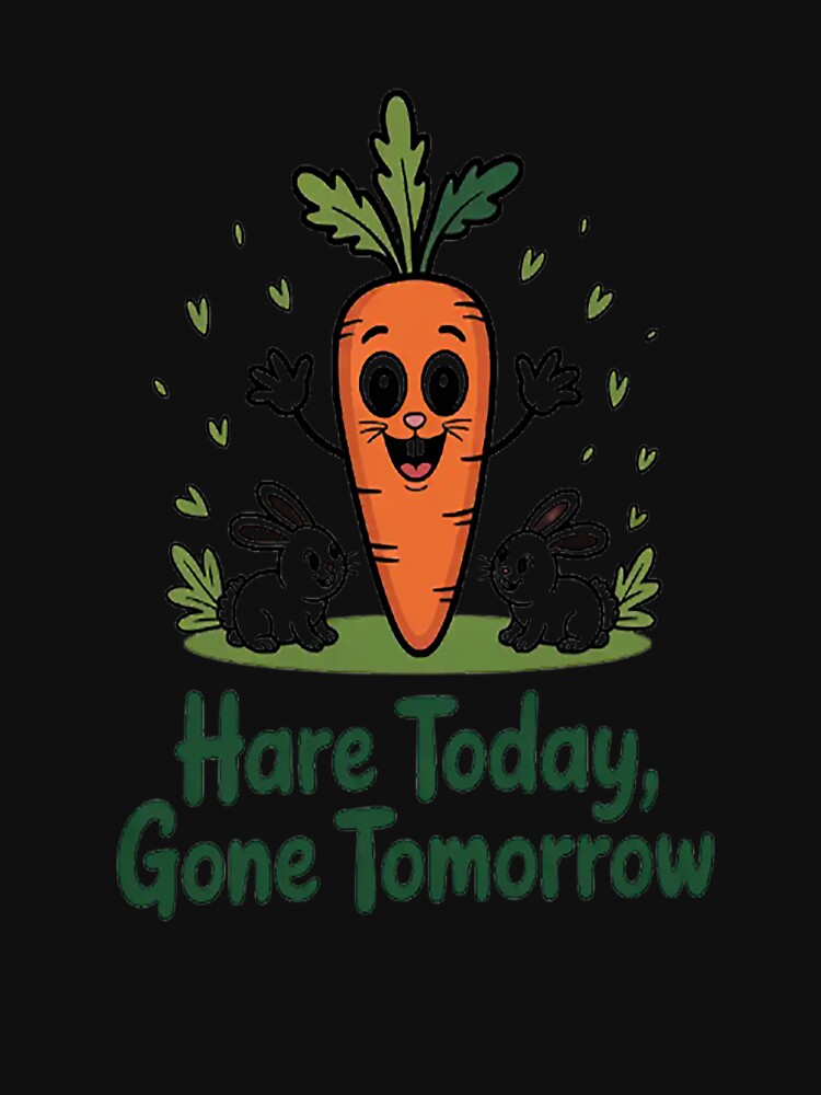 Hare Today Gone Tomorrow Embrace The Carrot Vibes Rabbit Love by TeamLequid