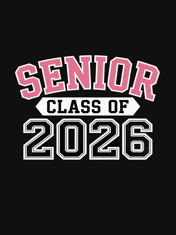Senior 2026 Class of 2026 Pink Coquette Bow Girls by LinlinsDemons
