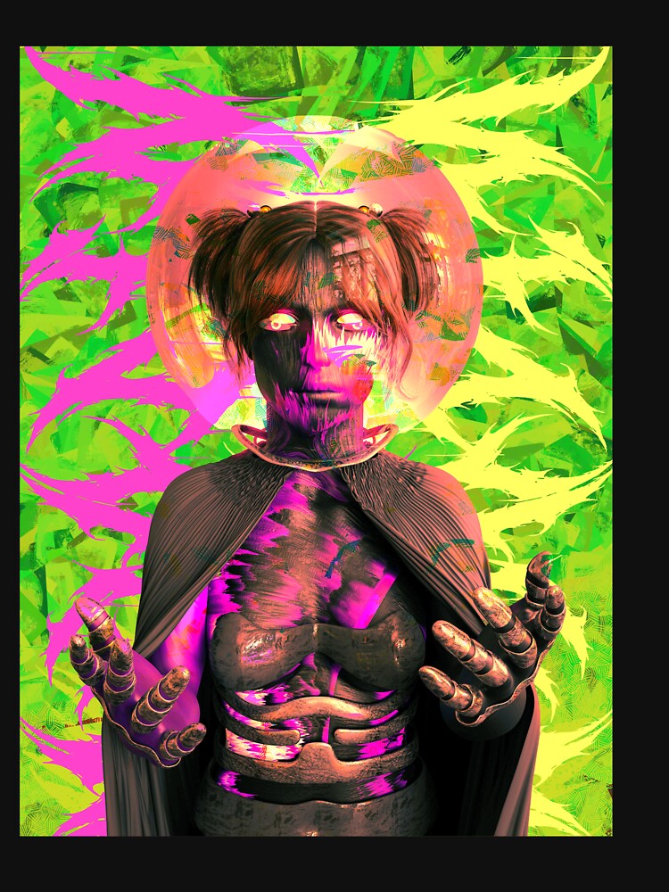 Weird Alien Girl T-Shirt – Surreal Monster Graphic Tee, Y2K Aesthetic Streetwear, Creepy Cute Art Shirt by MugSIn