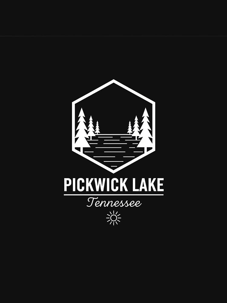 Pickwick Lake TN Vintage Distressed Retro Emblem Tee by Merchifyme2000