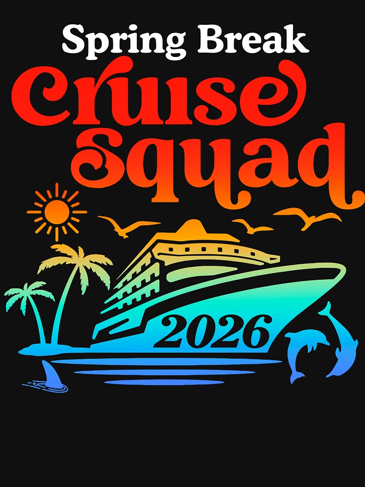 Spring Break Cruise Squad 2026 Family Friends Matching Group by pansak
