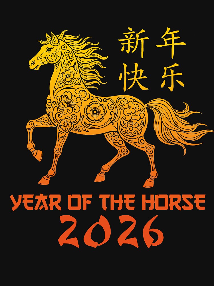 Year Of The Horse 2026 - Chinese Zodiac Sign Year of The Horse by SatyakiMandal3D