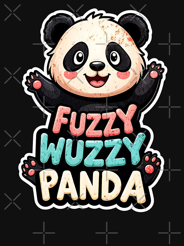 Fuzzy Wuzzy Panda - Cute and Adorable Panda by Taans-Creation