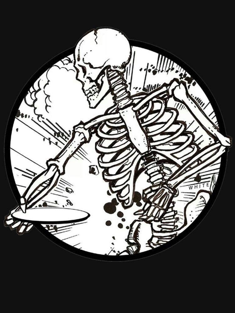 Disc Golf Skeleton high quality funny  black by soulsistars