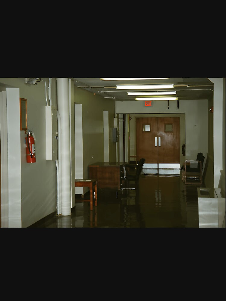 Liminal Space Office Hallway Nostalgia by hwmllphwt65