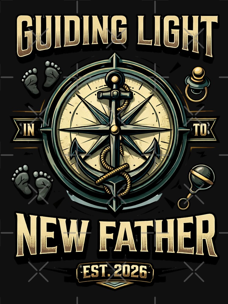 New Father Est 2026 Guiding Light Dad To Be by Tsugraf Designs