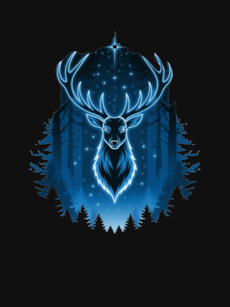 The Glowing Stag Patronus by Mayverse