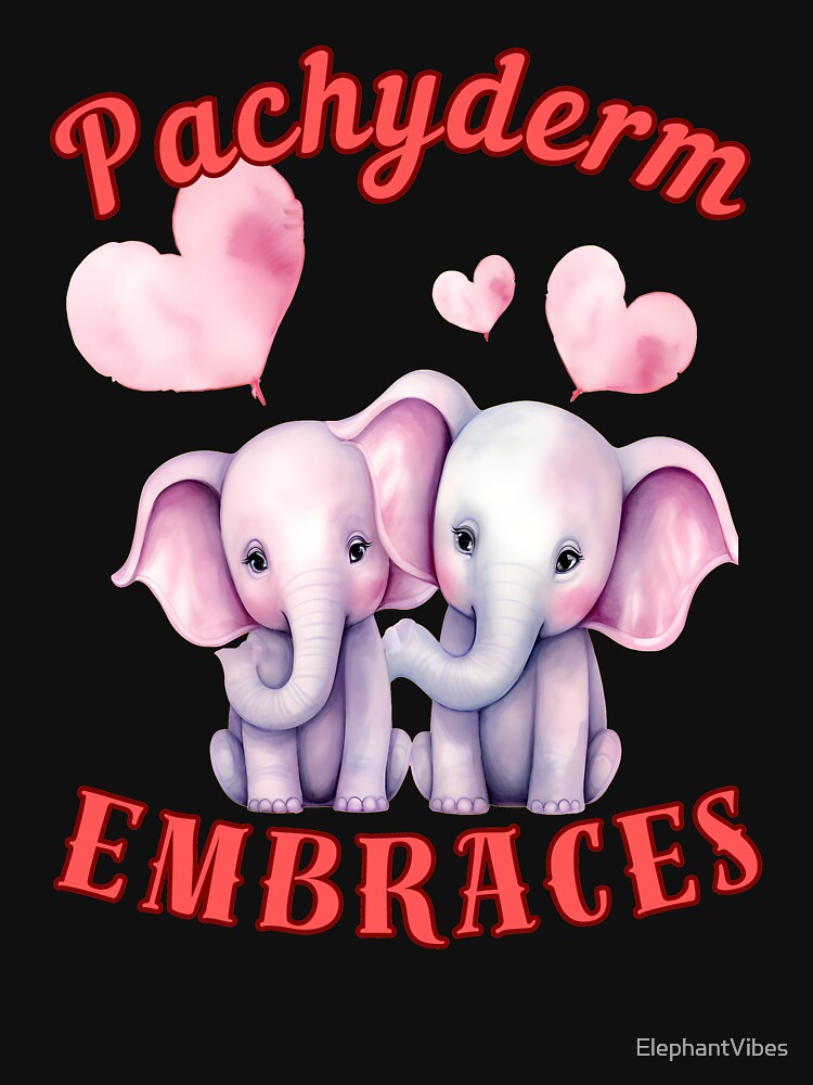 Pachyderm Embraces. colorful elephant by ElephantVibes
