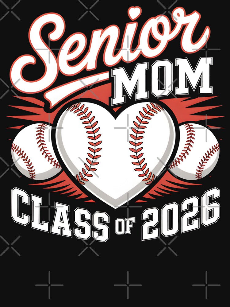Senior Mom Class of 2026 Softball Shirt – Proud Graduation Mom by THREE LITTLE BEANS