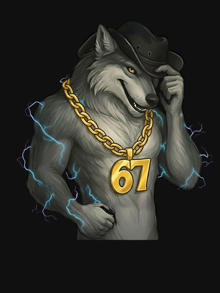 Electric Cowboy Werewolf with Gold Chain by LashondaGreen89