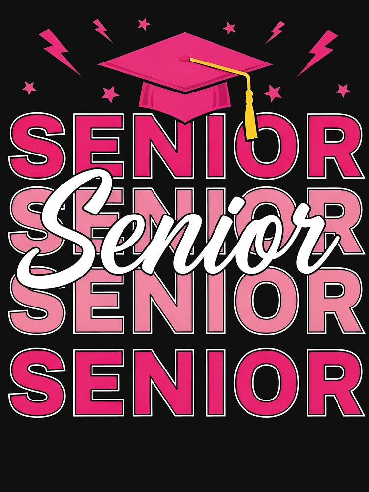 Senior 2026 Coquette Pink Bow – Class of 2026 Graduation Design by viectory