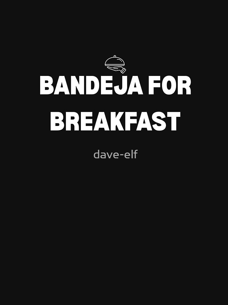 Bandeja for Breakfast Unique Padel Tee by dave-elf