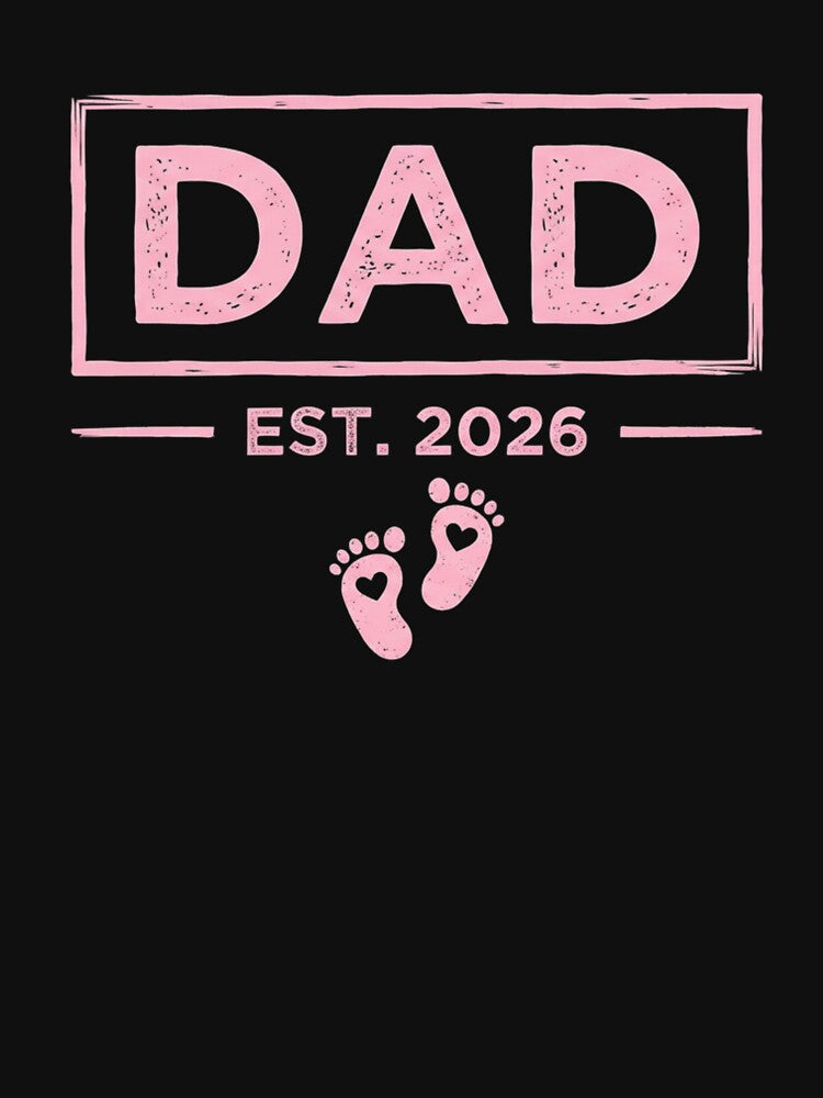 Dad Est. 2026 Expecting Father Baby Announcement by SofenArt