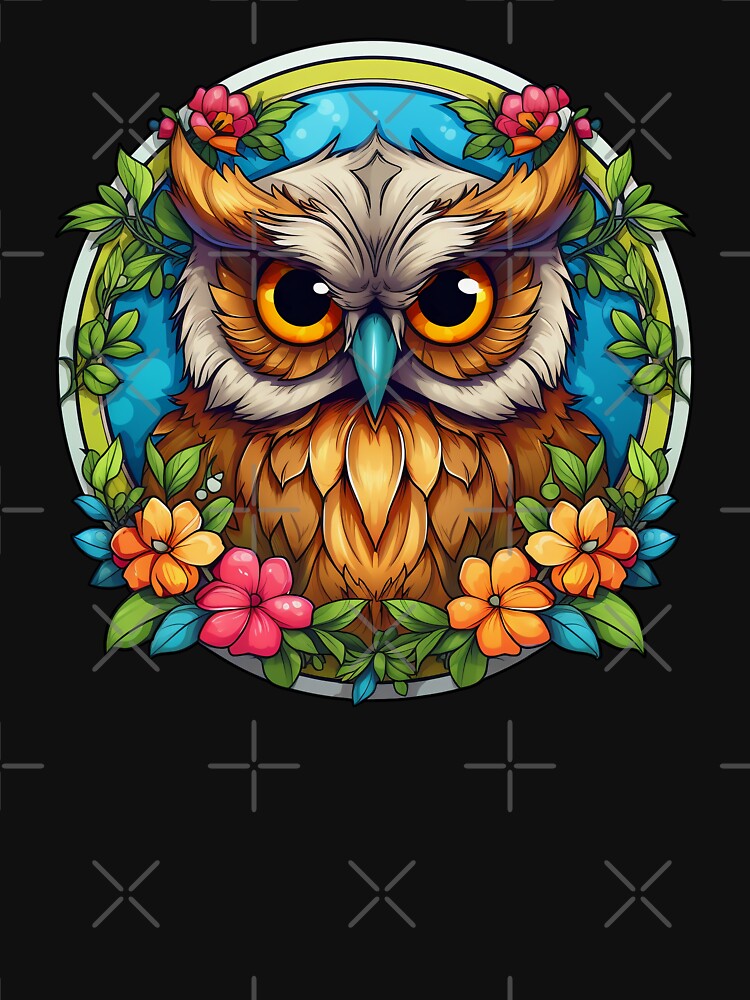 Floral Owl by Meliafroggy