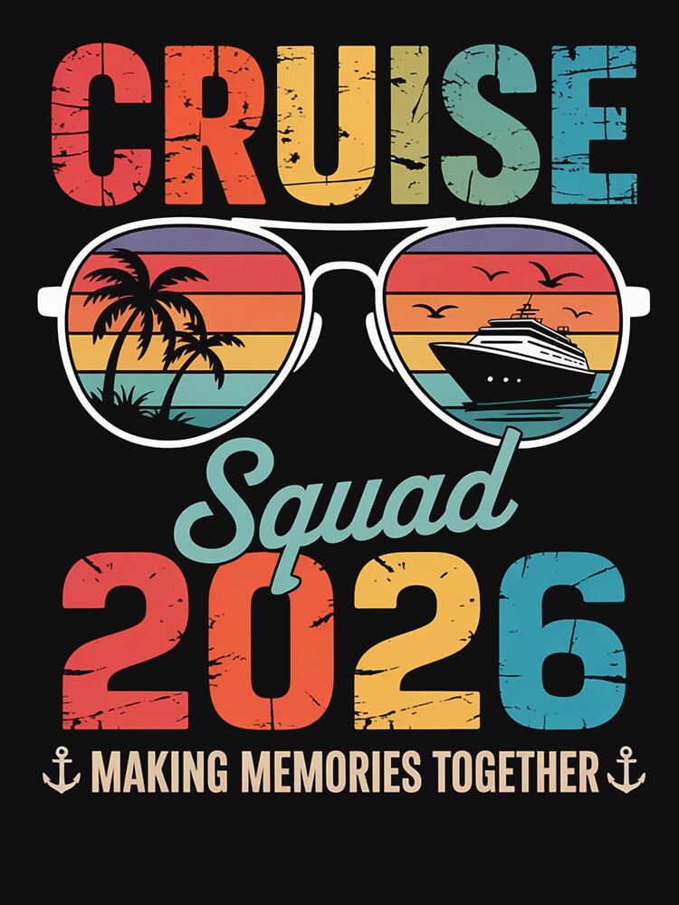 Cruise Squad 2026 Family Group Matching Summer Vacation by DianaStantzo