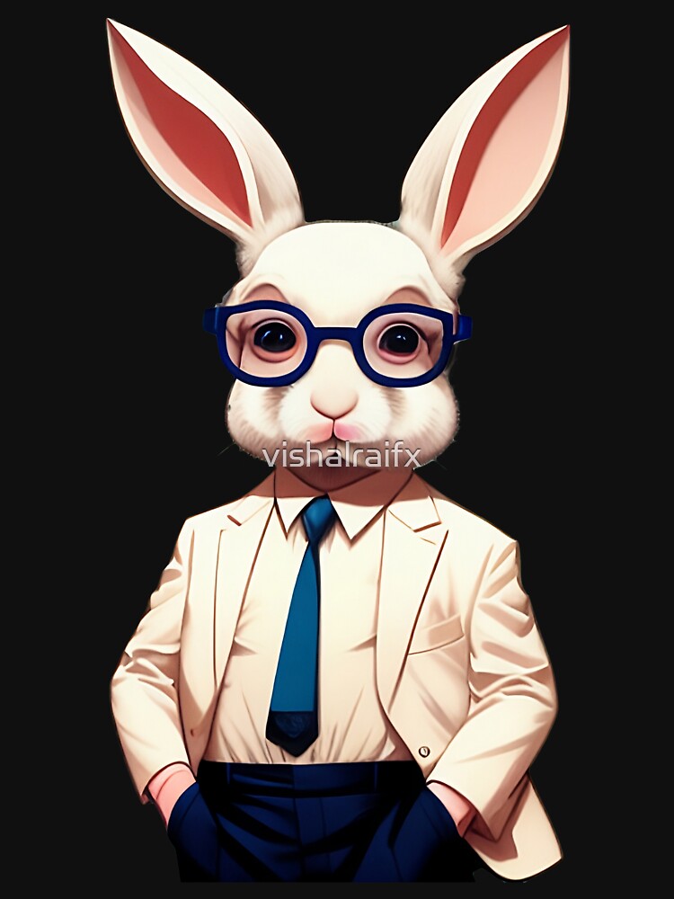 Cute baby doctor rabbit illustration 17 by vishalraifx