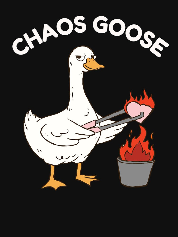 Chaos Goose Funny Goose Shirt | Absurd Animal Meme Humor by MotivaChic