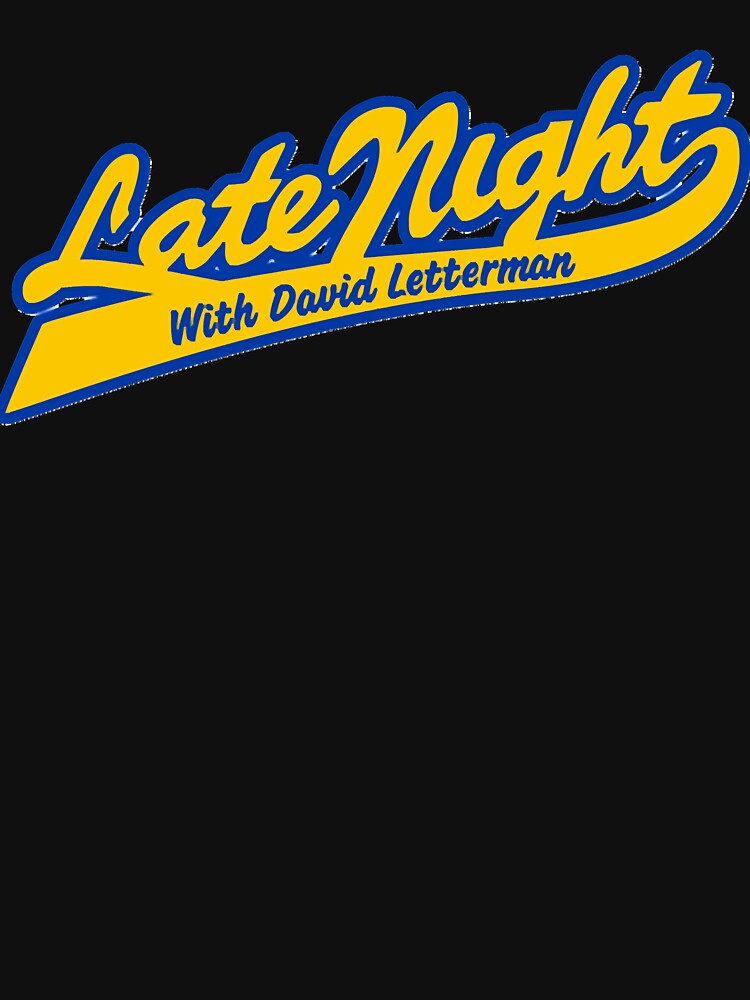 DAVID LETTERMAN CLASSIC LOGO Classic TShirt1229 Essential by Veronterholter
