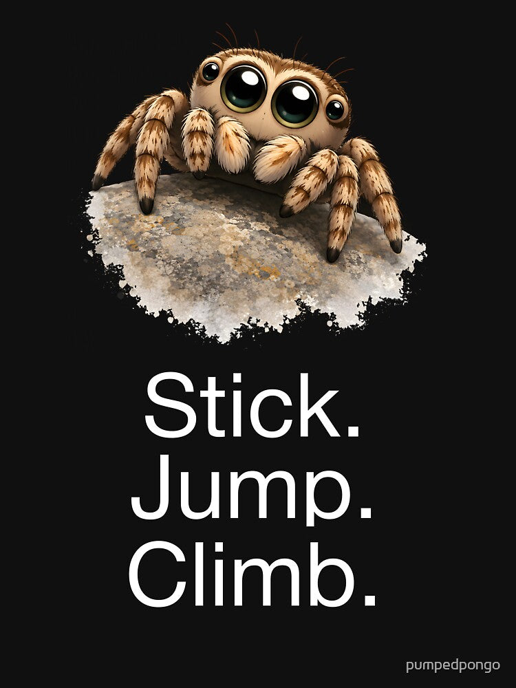 Stick. Jump. Climb. by pumpedpongo