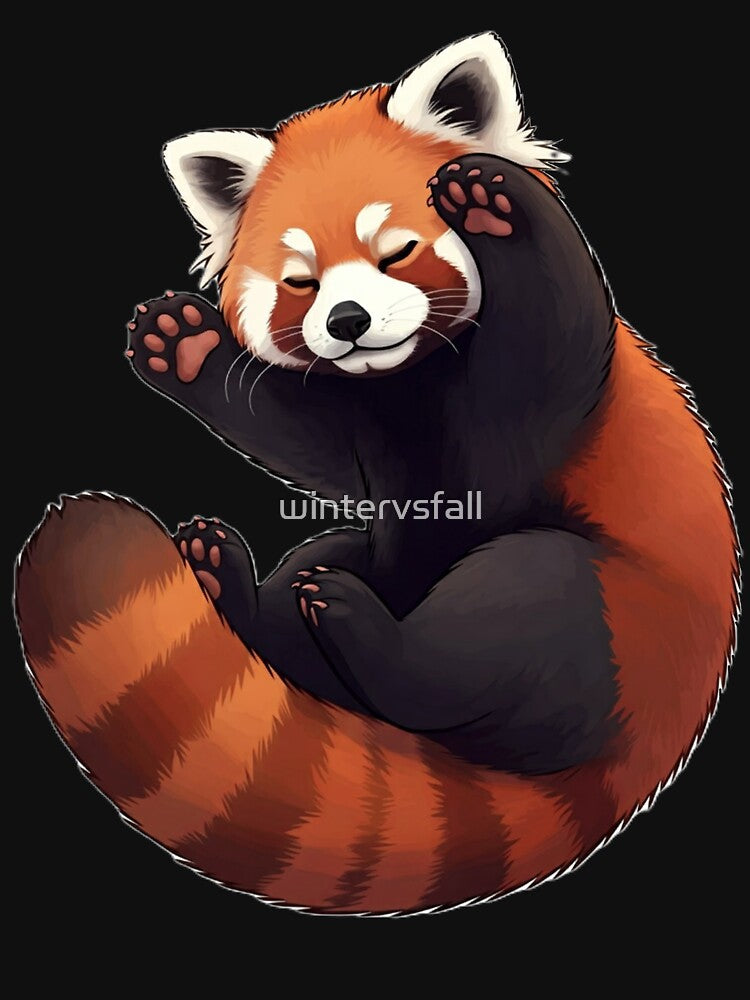 Red Panda Hug by wintervsfall