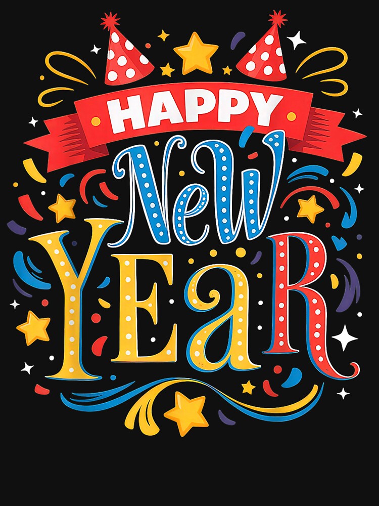 New Years Eve Party Supplies 2026 Happy New Year Fireworks by MatherFisher