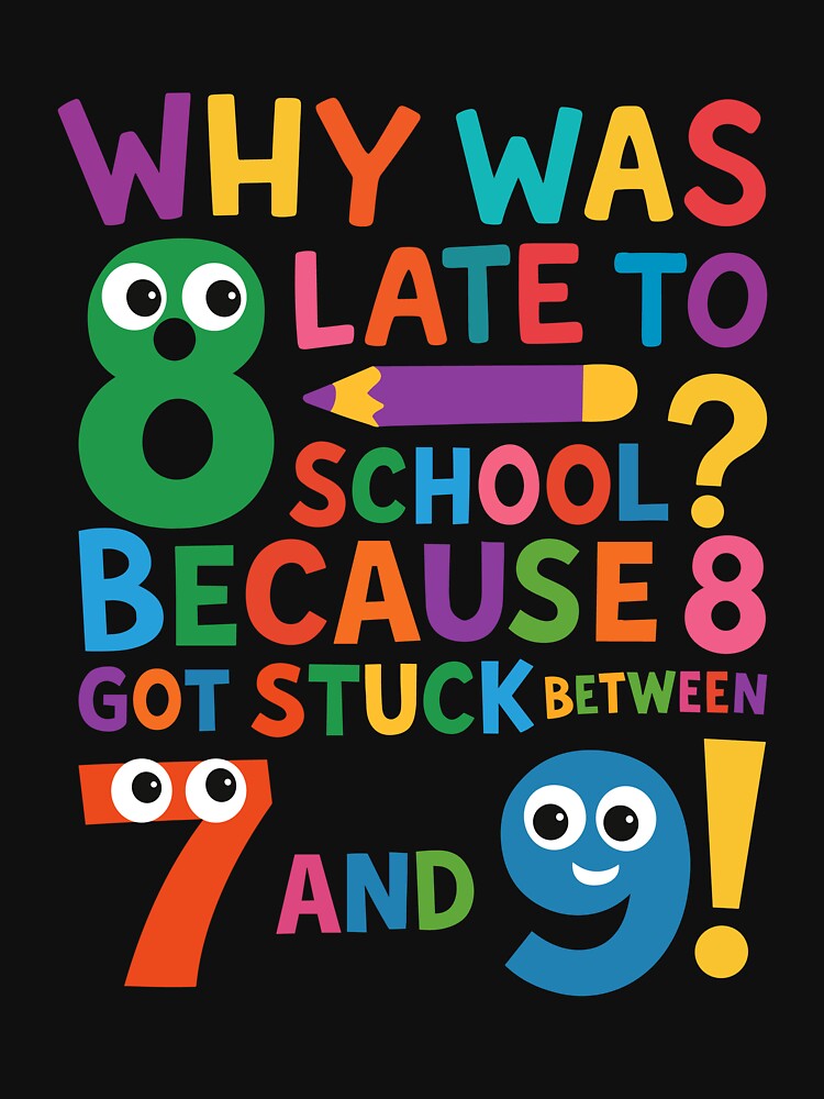 Number day funny math for kids boys girls by MysticMirth