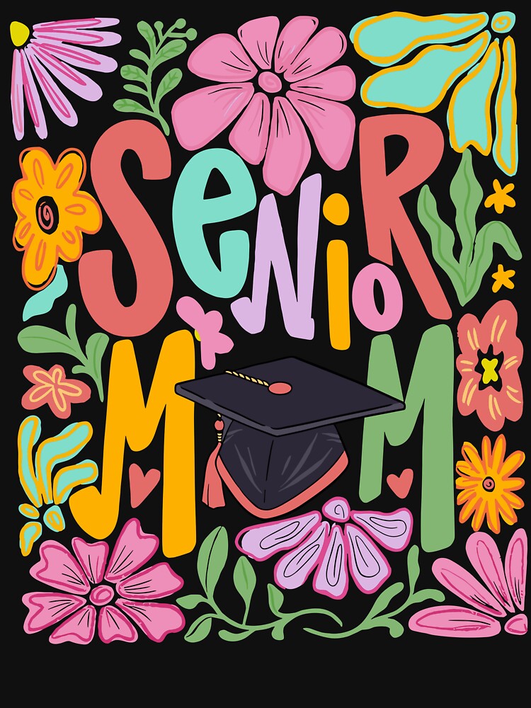 Senior Mom Class Of 2026 Boho Floral Graduation Senior 2026 by pansak