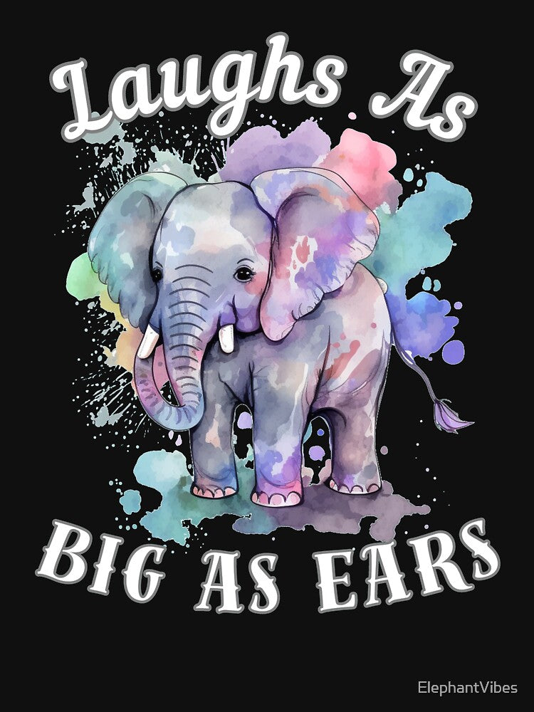 Laughs As Big As Ears. surreal elephant by ElephantVibes