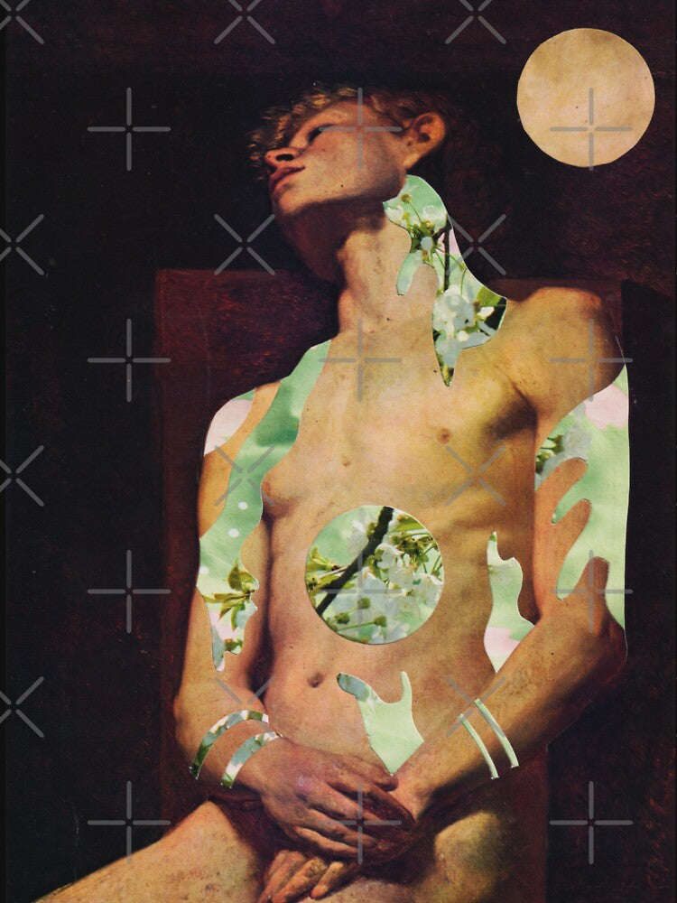 Surreal handmade collage "The Lassitude" by Everna-more