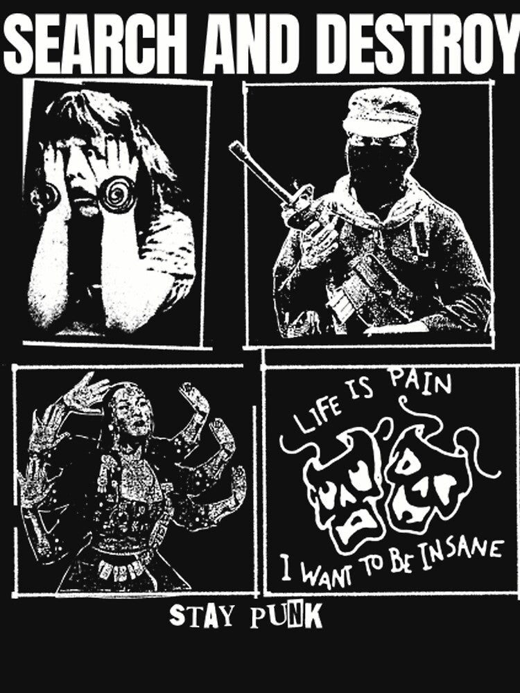 Search and Destroy – Stay Punk Collage Art by JennaBHussey