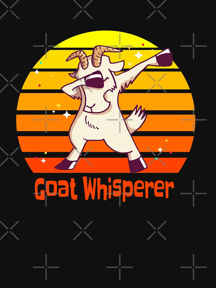 Goat Whisperer Farmer Animal Funny Goat Lover Goats by jonathandel
