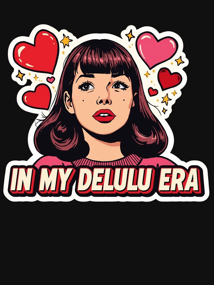 Delulu  meme stickers| Delulu Is The Solulu Sticker | Funny Meme Aesthetic | In My Delulu Era 2026 | Kpop Delusional girl Vibes v6 by CosmicNook1