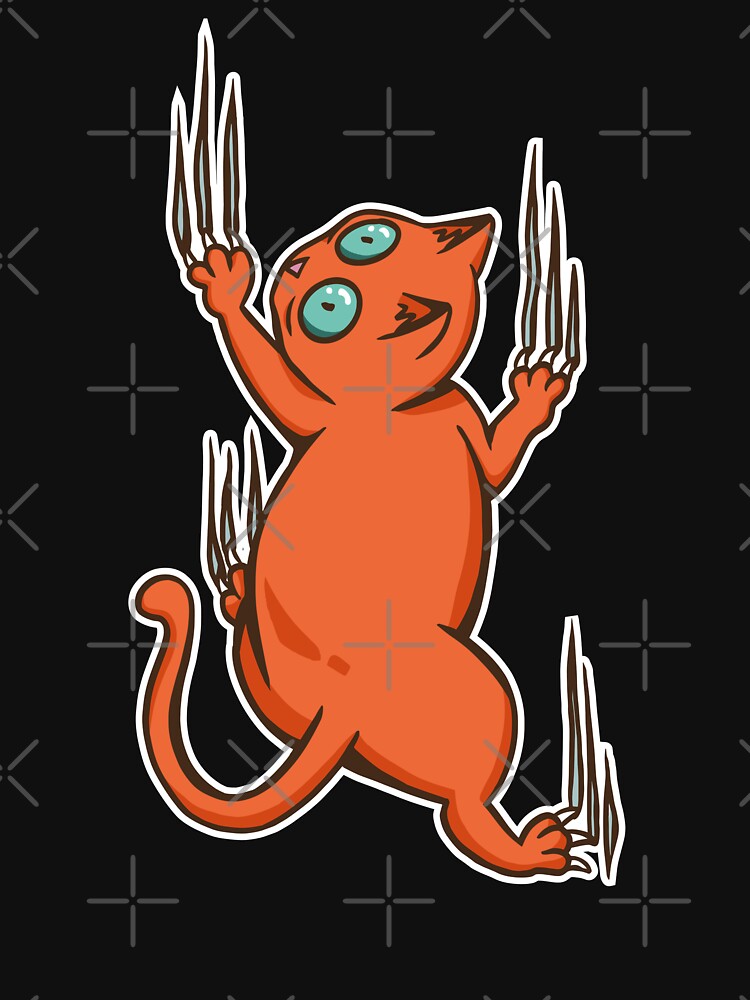 Freeclimbing Cat Climbing Bouldering Alpinist Design by justjonboy