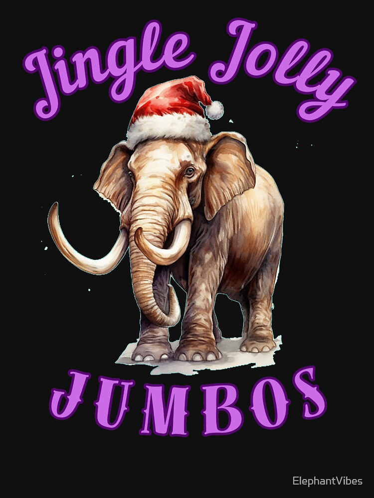 Jingle Jolly Jumbos. elephant face by ElephantVibes