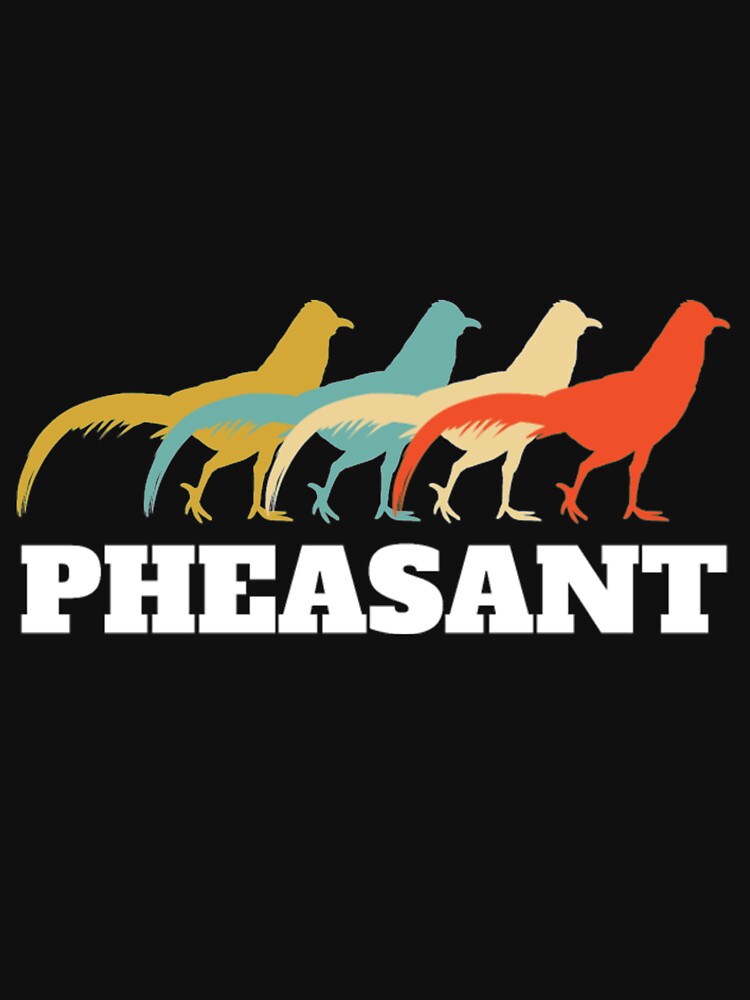 Pheasants Retro Vintage Design by Clavitaps