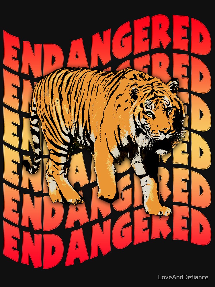 TIGER ENDANGERED CREATURES by LoveAndDefiance