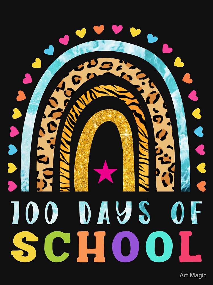 100 Days of School Teacher Happy 100th Day by stareongroup