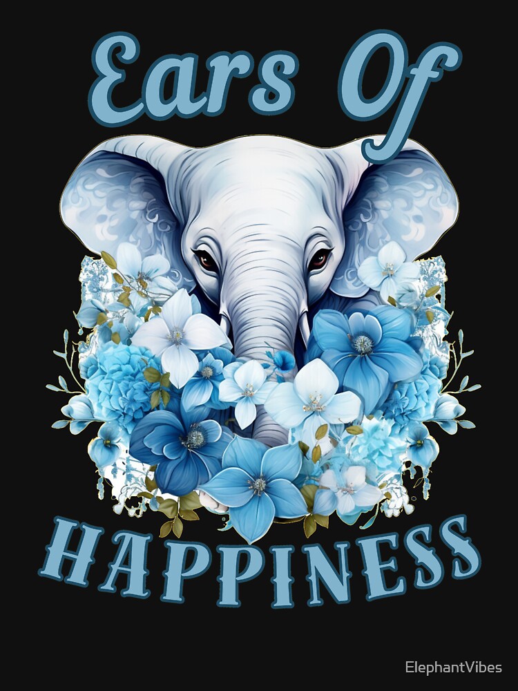 Ears Of Happiness. elephant portrait by ElephantVibes