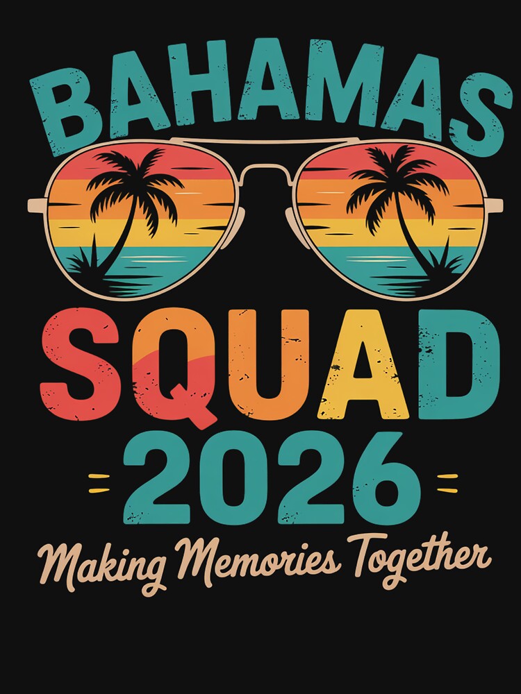 Bahamas Vacation 2026 Squad Family Friends Matching Group by DianaStantzo
