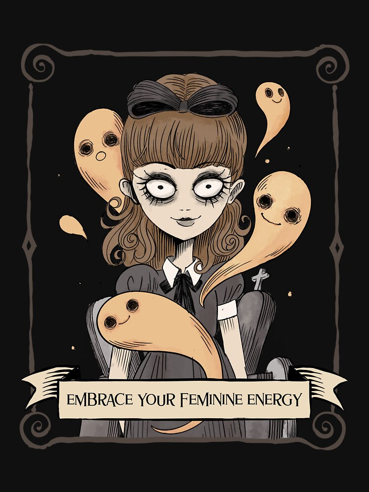 Embrace Your Feminine Energy Dark Feminine Shirt by ProApparelShop