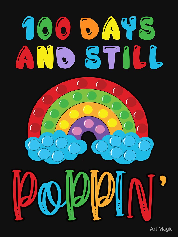 100 Days Of School And Still Poppin Happy 100th Day Pop It by stareongroup