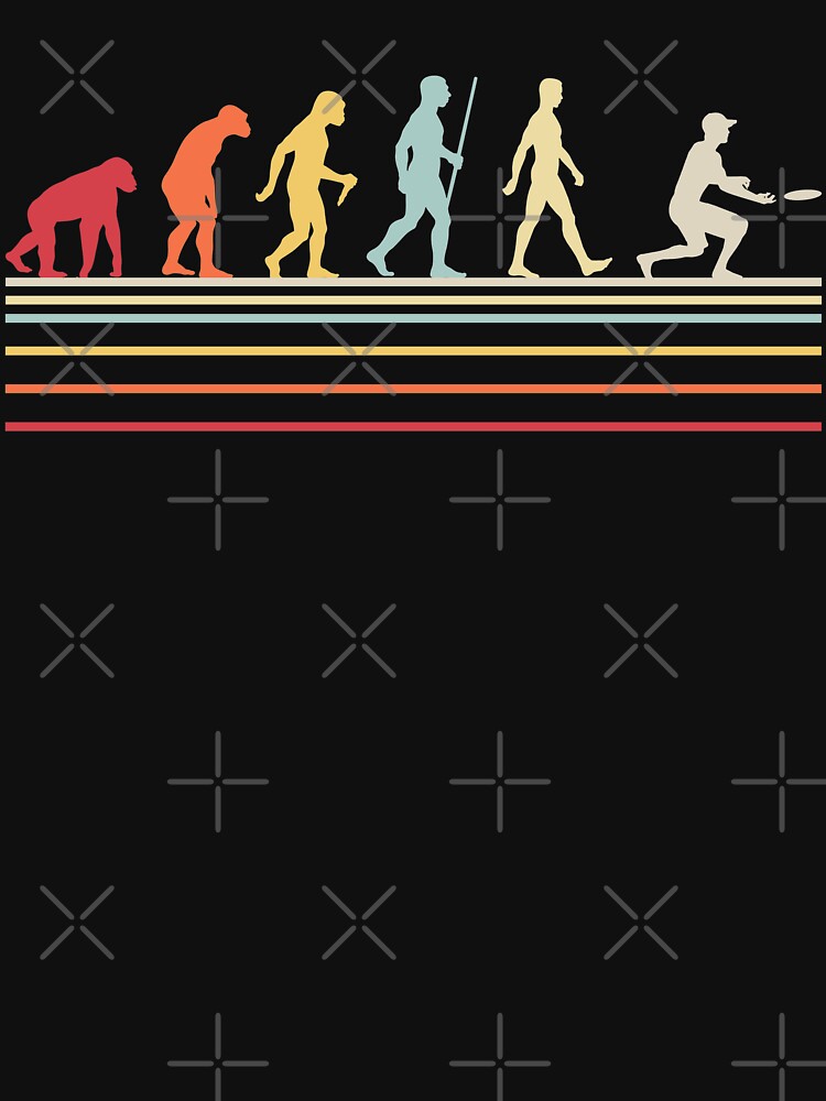 Ultimate Frisbee player Evolution - Retro Ultimate Frisbee by T-shirt For You