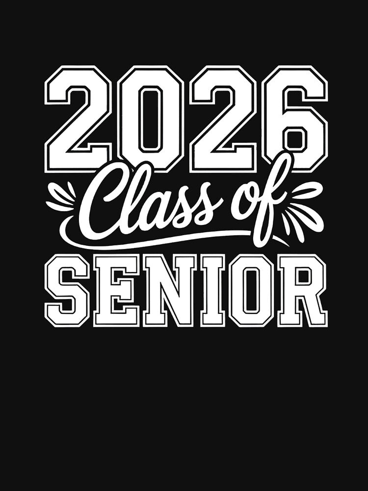 Class of 2026 Senior Graduation Vintagem Typography by Zizo-DR44