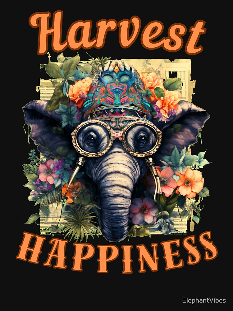 Harvest Happiness. surreal elephant by ElephantVibes
